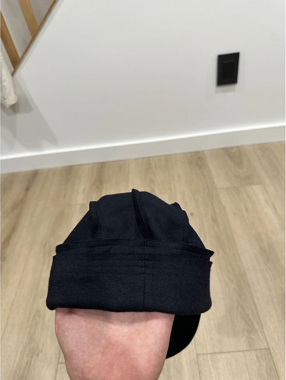 Karema Deodato Black Penn Cap Wool made in USA size Small